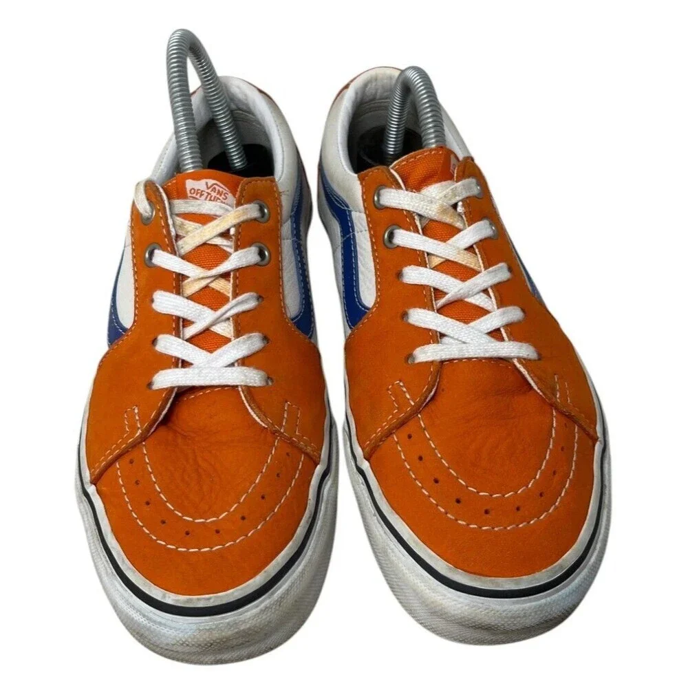 Vans Shoes Men's Size 7 Women's 8.5 Orange Skate Sk8 Sneakers Lace Up